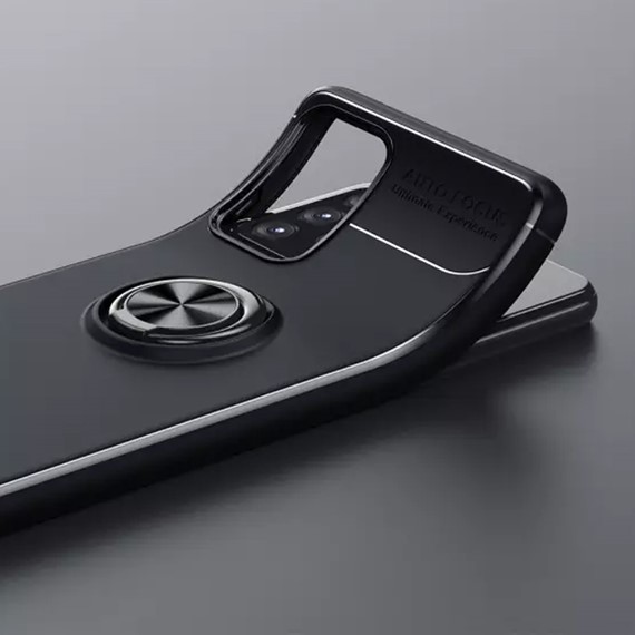 CaseUp Samsung Galaxy A52s Kılıf Finger Ring Holder Siyah 5